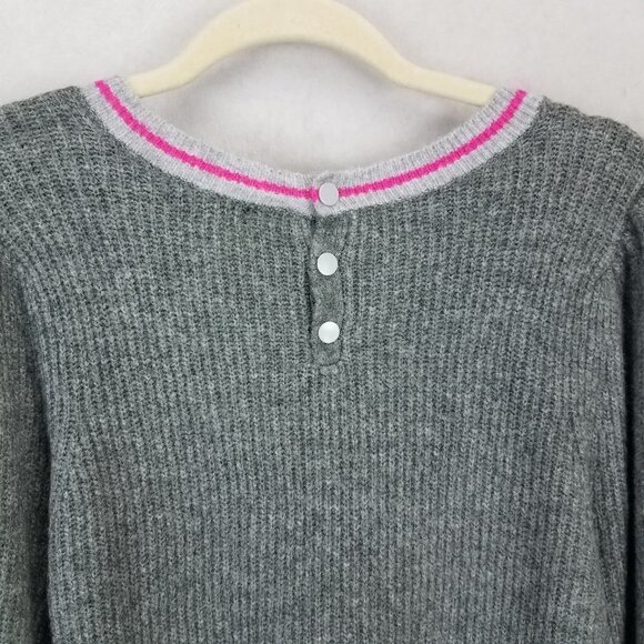 NEW Nordstrom Halogen Plus XL Ribbed Knit Pullover Sweater in Gray Dark Heather - Picture 5 of 12